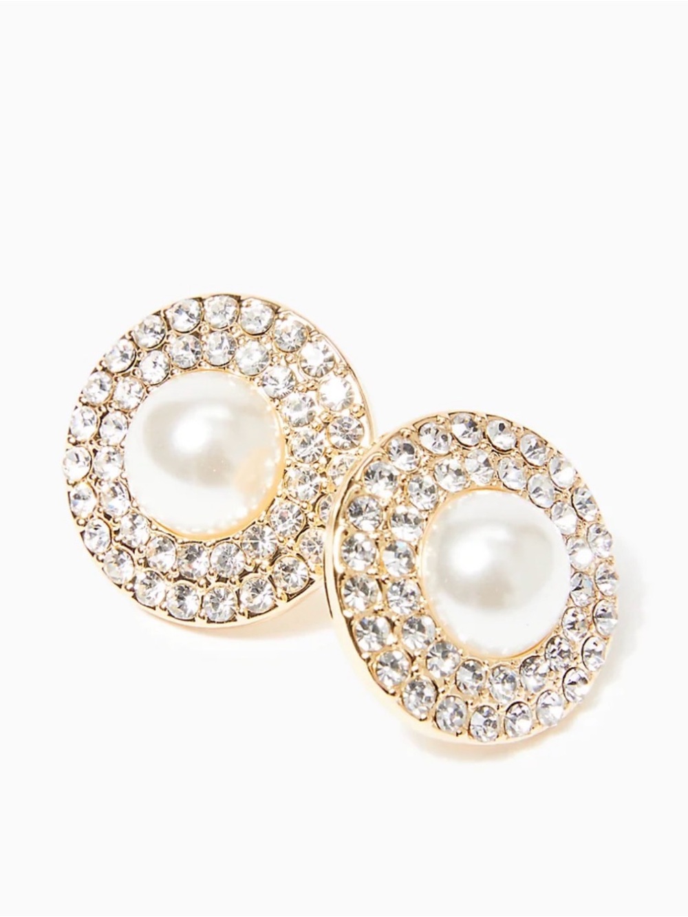 Rare Lilly Pulitzer Sea Searching Pearl Stud Earrings